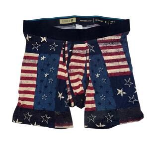 NWOT Stance Mens American Flag Butter Blend Boxer Briefs